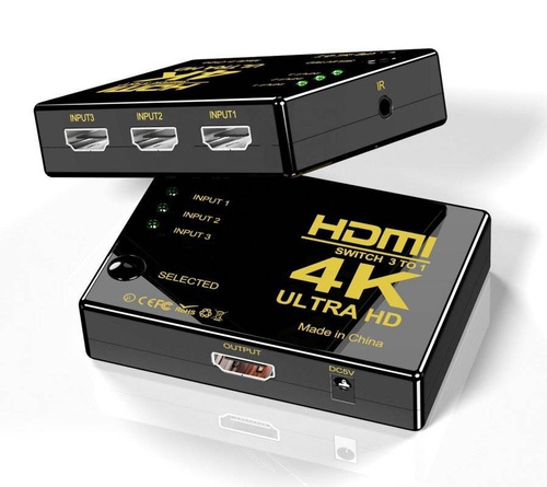 HDMI-Verteiler aktiv | 1.4b | 3D | 4K | Switch, Splitter, Verteiler | HD-4K