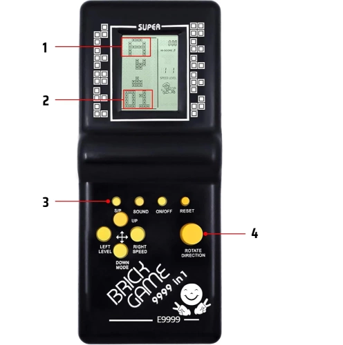 Taschenspiel BRICK GAME | 9999 Spiele | RS-99