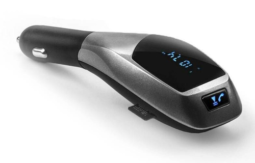 Bluetooth FM-Transmitter für Auto mit LED-Anzeige | USB-Ladegerät | Freisprecheinrichtung | X5