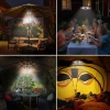 Garten-Schirmständerleuchte ⌀22-45mm | 28 LED-Lampen, 3 Beleuchtungsmodi, Stromversorgung 4x AA | LY-G003