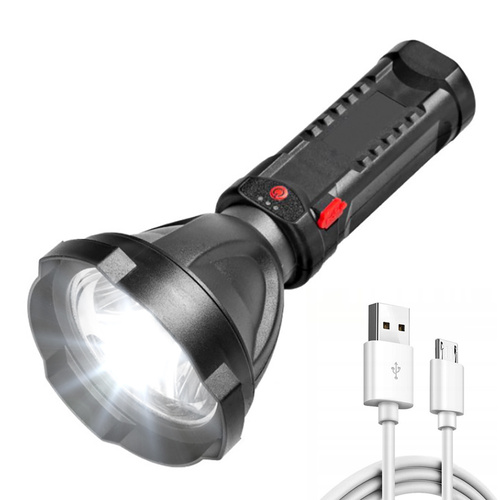 LED-Taschenlampe mit integriertem Akku | 3 Leuchtmodi, 500 lm, 1.200 mAh | TL-5100B