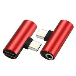 Adapter Type-C - Type-C + Jack | Audio-Adapter für Telefon | UA-006