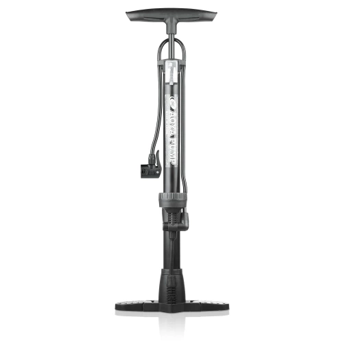 Fahrradpumpe mit Manometer Presta Schrader Dunlop 160 PSI | Standpumpe mit Manometer und Adaptern für Reifen und Bälle | Universal Fahrradpumpe mit Manometer 11 bar | ZY-6138C