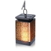 Garten Solar-LED-Laterne Fackel-Lampion Laterne | 17cm 600mAh Flammeneffekt | Solarlampe - Tischfackel SMF-12LED