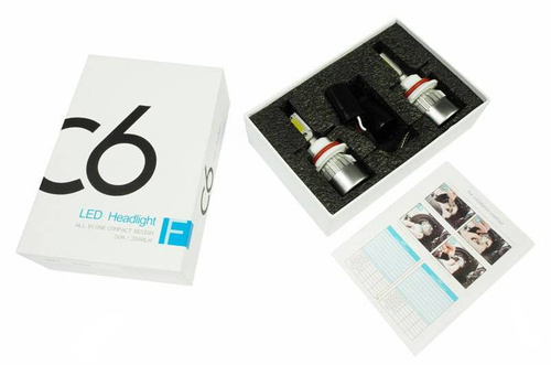 HB5 9007 C6 COB BridgeLUX ™ 8000 lm LED Scheinwerferlampen | 2 Stück