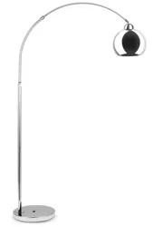 Stehleuchte | modernes Design, Metall | silber | DYT-L170B