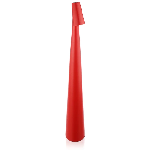 Tischlampe 43cm | Kabellose Nachtlichtlampe mit eingebautem Akku | Lampe mit Touch-Steuerung | HMS-455-RED