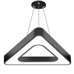 Deckenleuchte Pendelleuchte LED 50W | dreieckig | Aluminium | flimmerfrei | Φ80x6 | LPL-006