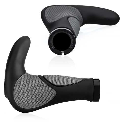 Ergonomische Fahrradgriffe | Rutschfeste TPR-Gummigriffe | BHD-233-G