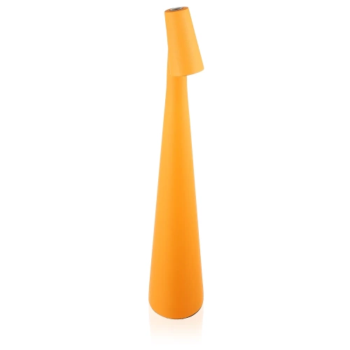 Tischlampe 33,5 cm | Kabellose Nachtlichtlampe mit eingebautem Akku | Lampe mit Touch-Steuerung | HMS-355-ORANGE