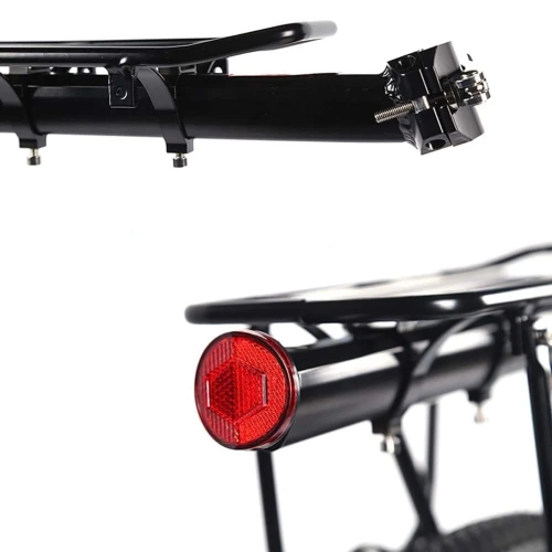 Universell verstellbarer Aluminium-Fahrradgepäckträger für 24-29 Zoll Sattelstützen, bis 50 kg | Robuster Hinterradgepäckträger | 671-09-C