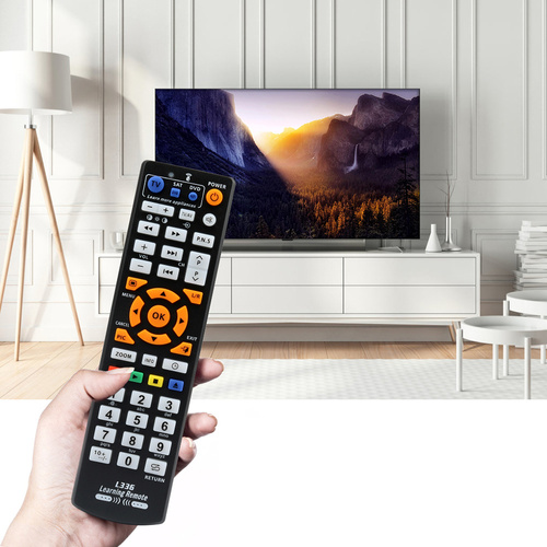 Programmierbarer Lernfernbedienung für 3 Geräte | L336