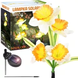 FLD-24 | Solarblume | LED-Solar-Gartenlampe Narzisse Narzisse | 67 cm, 600 mAh