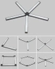 Lampenverbinder aus der Modern Office Serie | Verbinder, der es ermöglicht, 6 Lampen zu verbinden | C-7X4-6