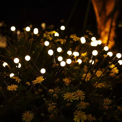 Solar-Gartenlampe LED-Kugeln | 73cm, 600mAh | FLD-01-W