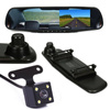 4.3 Zoll TFT LCD Rückspiegel Dashcam mit Rückfahrkamera | Loop-Aufnahme und G-Sensor, Parküberwachung, Full HD