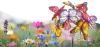 Solarblume | Solar-LED-Gartenlaterne Schmetterlinge | 65 cm, 600mAh | FLD-09-C