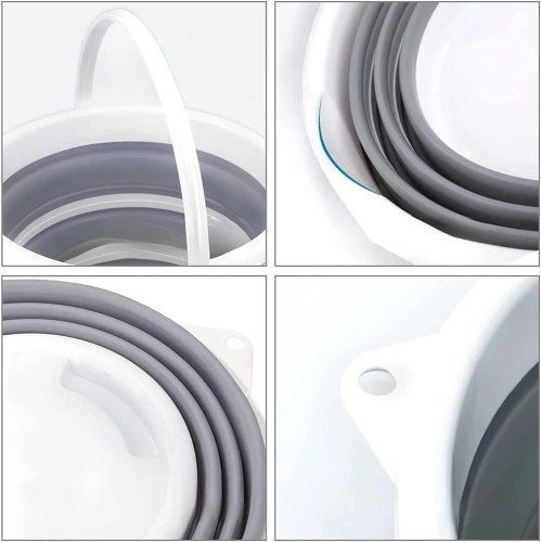 Camping-Schüssel 10L | faltbar und vielseitig | Silikon-Babybadewanne | tragbarer Eimer | XCP-10L