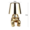 Moderne Tischlampe mit Touch-Bedienung | Nachtlicht mit eingebautem Akku | HJA23-L-GOLD