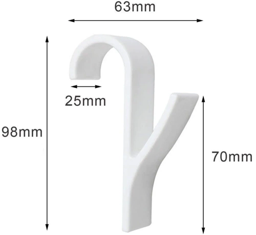 Badezimmerhandtuchhaken | Heizkörperhandtuchhalter | Haken-Set | PG-Y03-WHITE