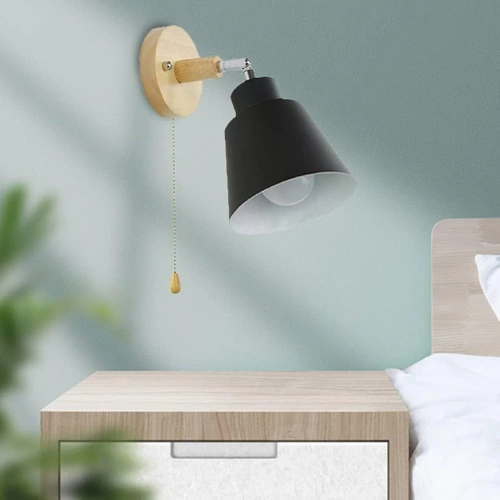 Wandleuchte, Wandleuchte mit Schalter, beweglicher Strahler E27 | BD-C121B