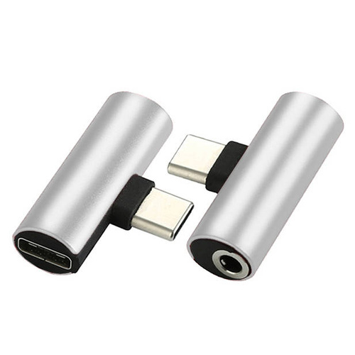 Adapter Type-C - Type-C + Jack | Audio-Adapter für Telefon | UA-006