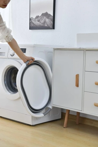 Faltbare Silikonschüssel | 40 l | grau | XJP-40L-GREY