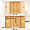 Besteck-Organizer | Schubladeneinsatz aus Bambus | KBT-G513