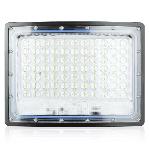 LED-Flutlichtstrahler | 50 W mit Fernbedienung, Solarpanel, IP66, 1.500 lm | LD66-50W