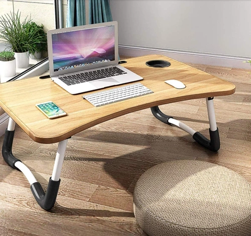 Laptopunterlage | Klappbarer Frühstückstisch | Betttablett | LFD-6040-WOOD