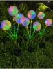 Sonnenblume Solar | Solar-LED-Gartenlampe Knoblauch Ziertrio | 70 cm, 600 mAh | FLD-03-C