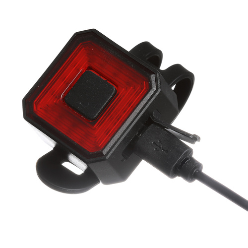 LED-Fahrrad-Rücklicht | 14 Dioden, 5 Leuchtmodi, 100lm, eingebauter 300 mAh Akku | QB701
