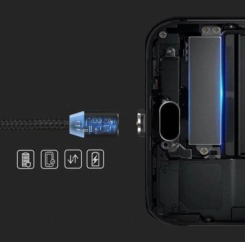 3-in-1 1M | Magnetisches USB-Ladekabel für Telefon | Quick Charge 3.0 2.4A | AM23