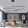 Mehrfachfunktionale moderne Pendelleuchte | LED | Schwarz | RLK-C04-120W-B