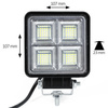 Quadratische Arbeitsleuchte 192W | LED-Panel mit 64 CREE-Dioden | IP65 | WL10192W