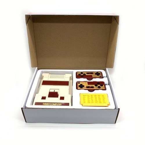 Retro Konsole FC Compact Vintage | 132 Spiele 8-Bit | RS35