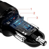 Multifunktionaler FM-Transmitter für das Auto | 5-in-1 | BC43-Black