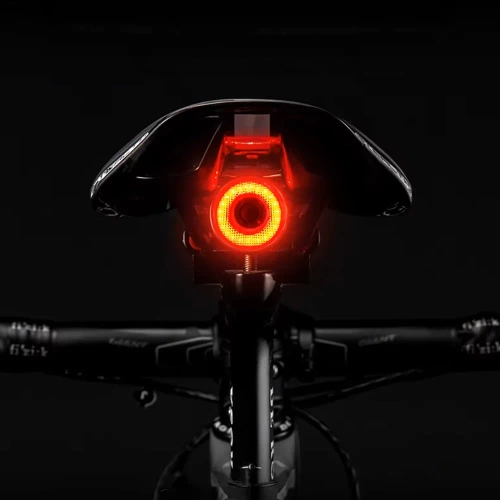 Smartes Fahrradrücklicht | LED-Beleuchtung mit Bremssensor | IP65 wasserdichtes LED-Fahrradrücklicht mit Bremsfunktion und USB-Aufladung | BK-L117