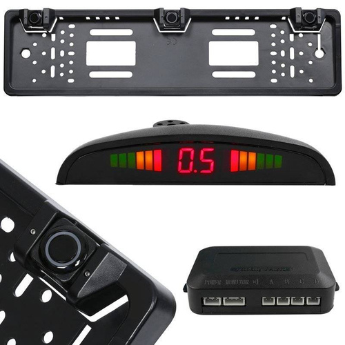 Einparkhilfe in Kennzeichenrahmen mit LED-Display und akustischem Signal | ADP-888-3