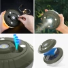 Multifunktionale LED Campinglampe mit 10 m Lichterkette, Powerbank und Magnet | Wasserdichte Lampe mit eingebautem 2000 mAh Akku 5 Leuchtmodi | KQ-5004