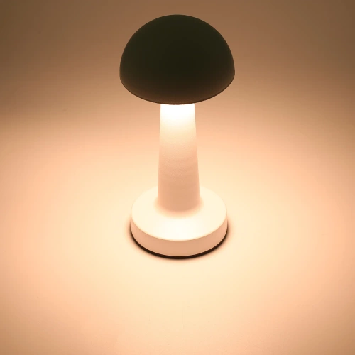 Kabelloses Tischlicht | Berührungsaktive Nachtlichtlampe mit einstellbarer Lichtfarbe | Pilz-USB-Lampe | HJA11-GOLD