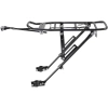 Fahrrad-Gepäckträger hinten mit Federklappe | Aluminium, verstellbar, bis 27 kg Tragkraft | BIK-ZJ667