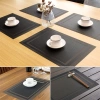 Tischset | Untersetzer | Tischdecke | Dekorative Küchenmatte | F040-SCHWARZ