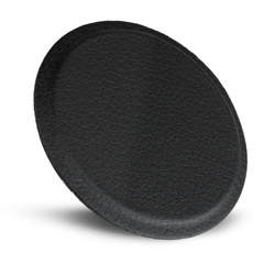 Magnetische Handyplatte | aus schwarzem Kunstleder | MSS