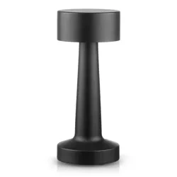 Kabellose Tischlampe | Berührungsempfindliche Nachtlichtlampe mit einstellbarer Lichtfarbe | USB-Lampe | HJA10-SCHWARZ