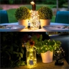 Solar-Girlande, Gartenleuchte zum Einstechen | 200 LED-Lampen, 20m | warmweiß | FLD-200LED-WW