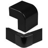 Eckverbinder für Abdeckleiste 40x20mm | schwarz | CDT-03
