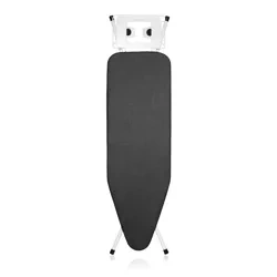 Bügeltisch mit Ablage für Kleidung | Breiter Bügeltisch mit Bügeleisenhalter | SAH-063