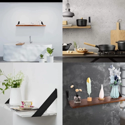 Regalträger Set | 2 Stück | Winkel für Regalbrett 15 cm | FB-V15CM