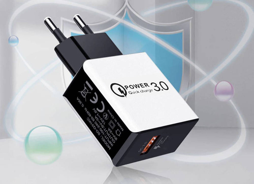 CA-051 | USB Ladegerät | Schnellladung 3A mit Adaptives Schnellladen | QC 3.0